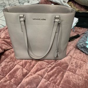 Michael kors gray tote purse